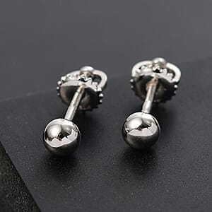 Rhapsody Stud Earrings in 950 Platinum 3.55 Grams
