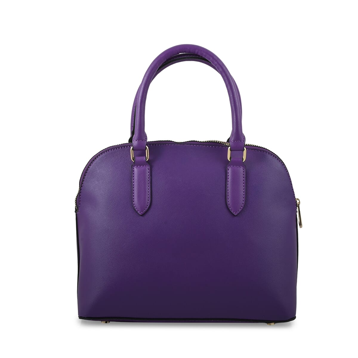 Trina Turk Purple Faux Leather Dome Crossbody Bag image number 2