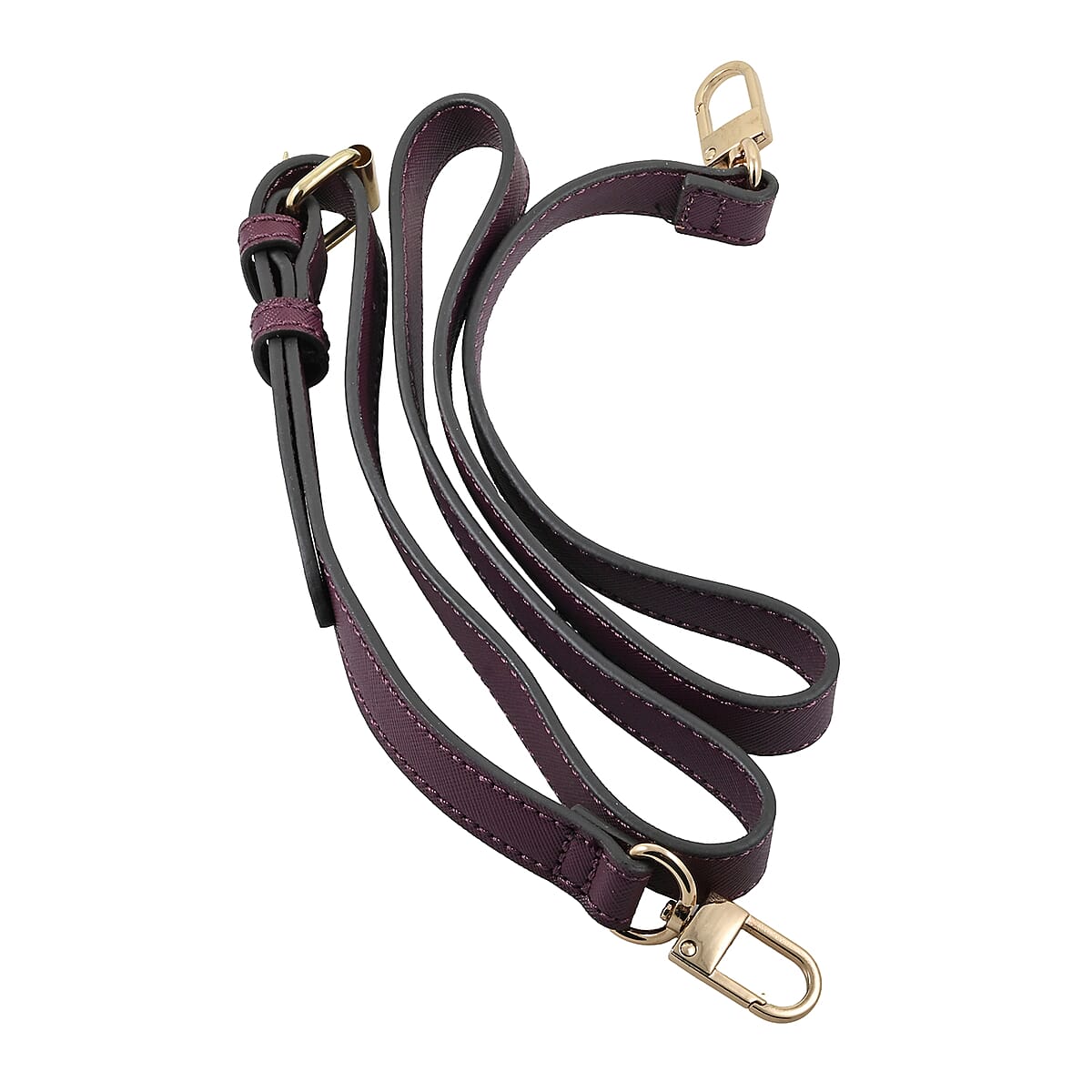 Trina Turk Burgundy Faux Leather Dome Satchel Bag with Card Case image number 6