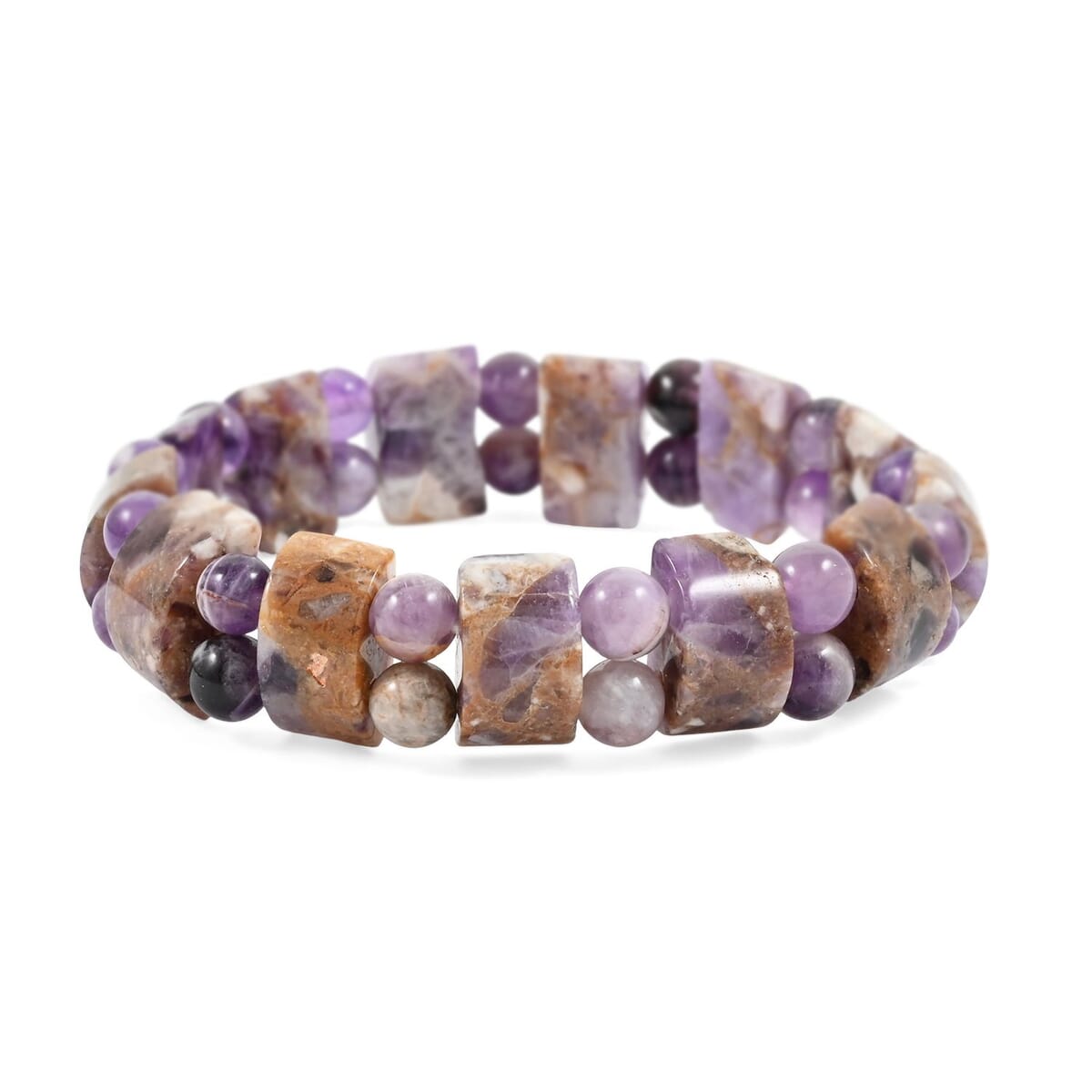 Tanker Amethyst 144.55 ctw Stretch Bracelet image number 0