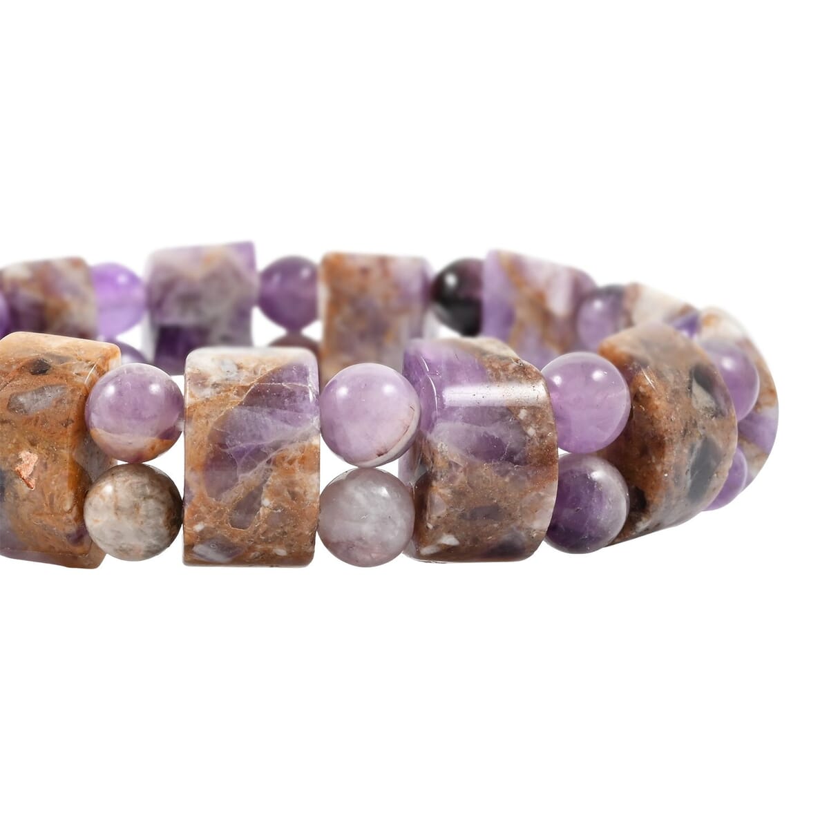 Tanker Amethyst 144.55 ctw Stretch Bracelet image number 2