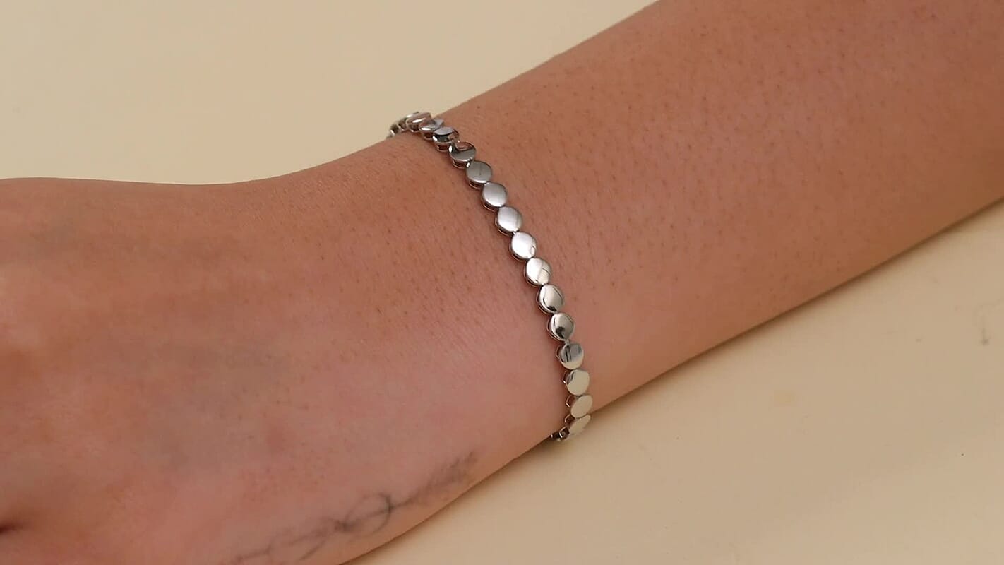 Rhapsody Line Bracelet in 950 Platinum (6.50 In) 10.36 Grams