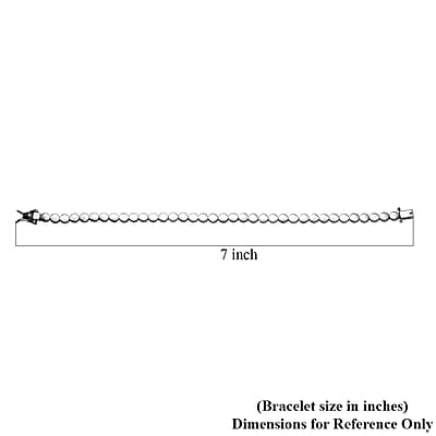 Rhapsody Line Bracelet in 950 Platinum (6.50 In) 10.36 Grams