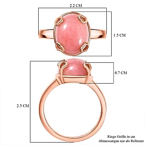 Vinicunca Peruvian Opal 4.25 ctw Ring in Vermeil RG Over Sterling Silver (Size 8)