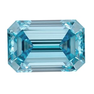 IGI Certified Luxuriant Lab Grown Blue Diamond (Emerald Cut) (VS2) 2.00 ctw