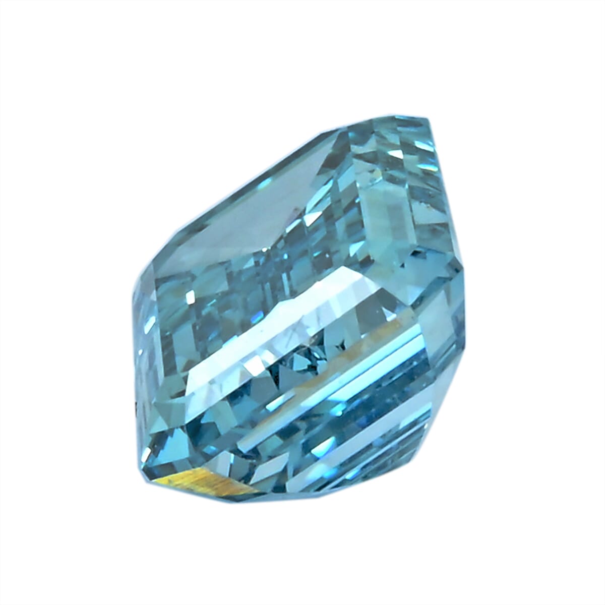 IGI Certified Luxuriant Lab Grown Blue Diamond (Emerald Cut) (VS2) 2.00 ctw image number 1