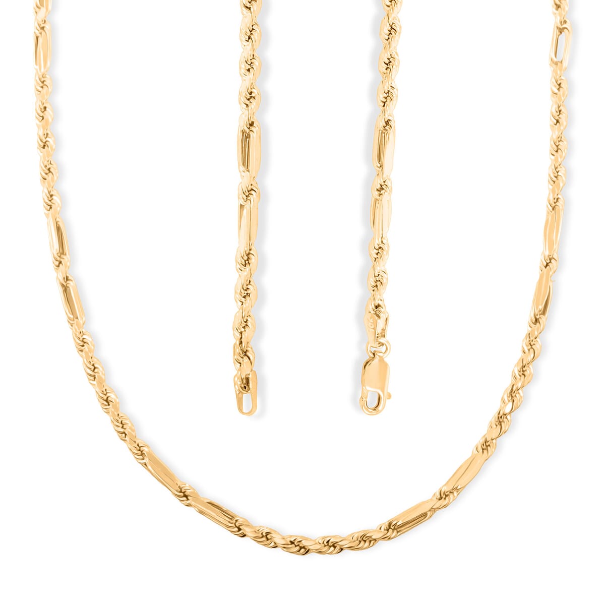 3mm Milano Chain Necklace in 10K Yellow Gold 4.70 Grams 18 Inches image number 2