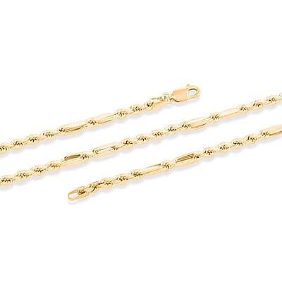 3mm Milano Chain Necklace in 10K Yellow Gold 4.70 Grams 18 Inches
