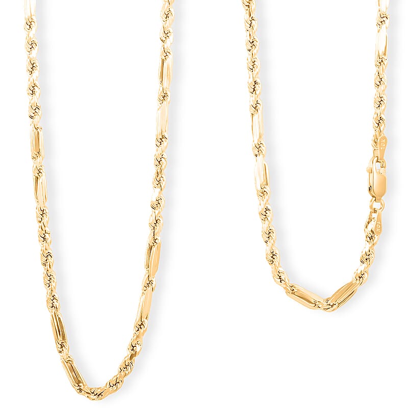 3mm Milano Chain Necklace in 10K Yellow Gold 5.20 Grams 20 Inches