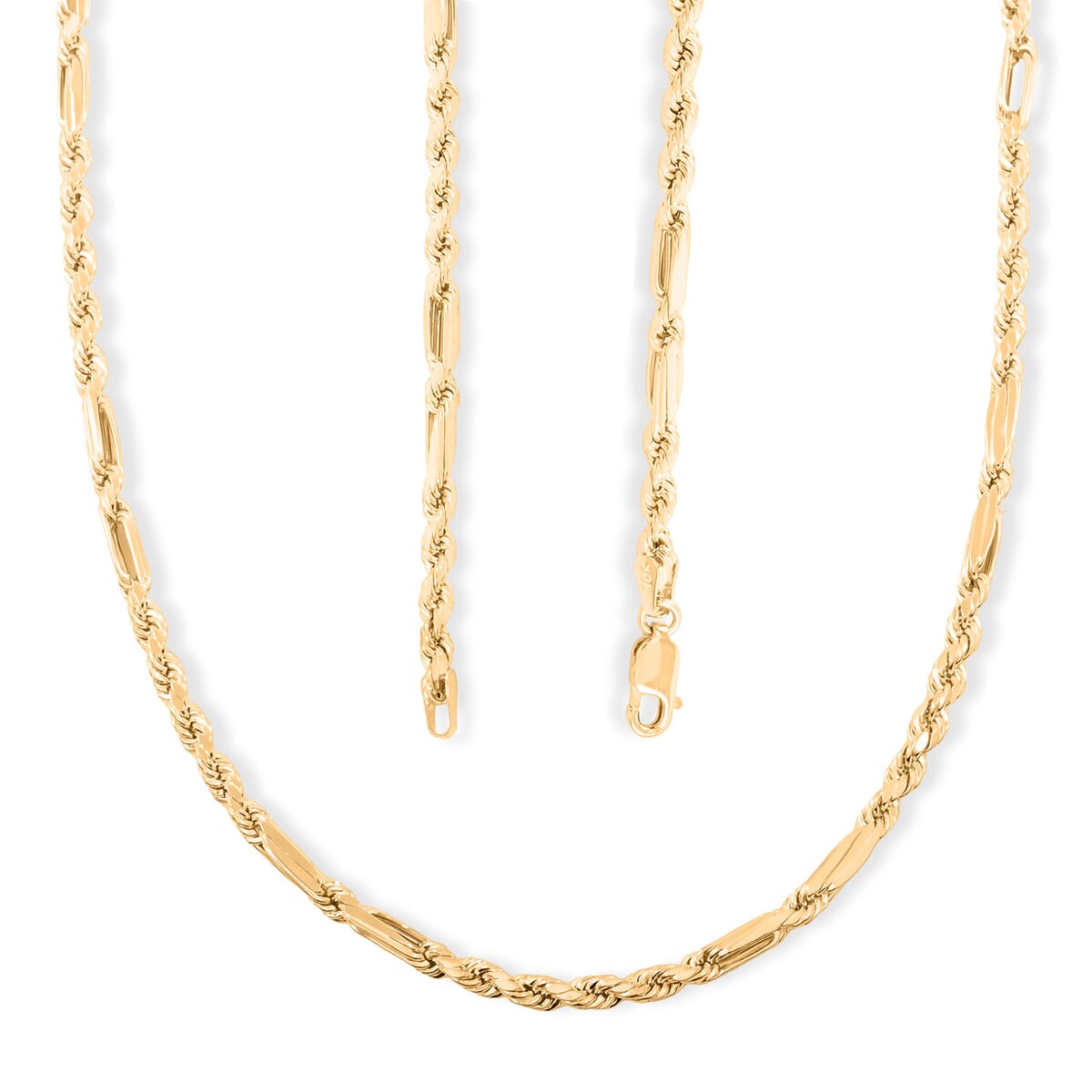 3mm Milano Chain Necklace in 10K Yellow Gold 5.20 Grams 20 Inches image number 2