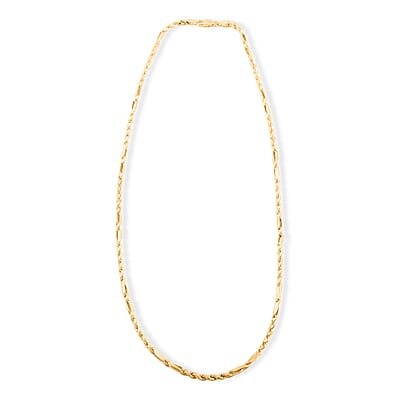 3mm Milano Chain Necklace in 10K Yellow Gold 5.20 Grams 20 Inches
