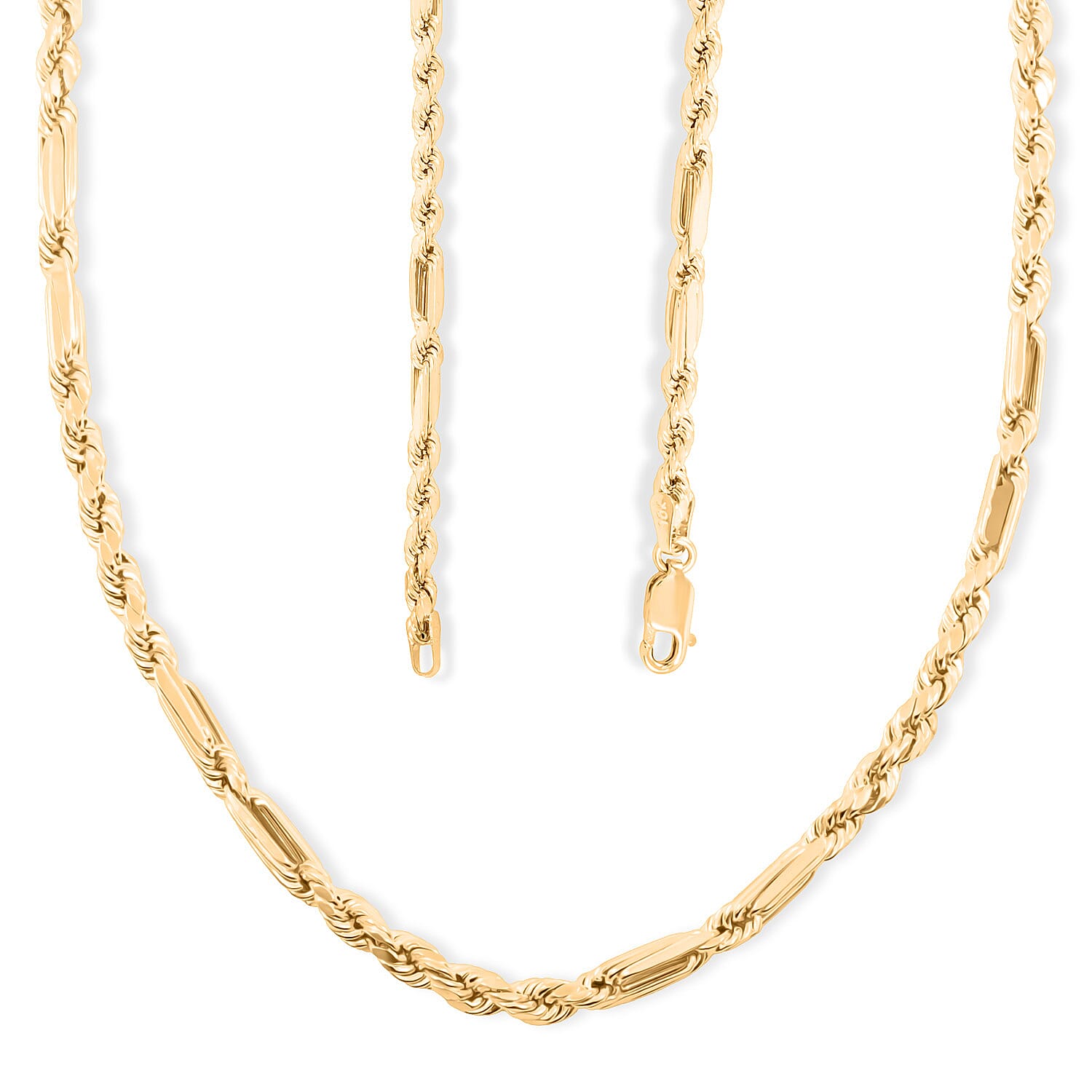 4mm Milano Chain Necklace in 10K Yellow Gold 7.20 Grams 20 Inches