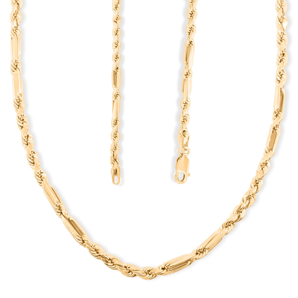 4mm Milano Chain Necklace in 10K Yellow Gold 7.20 Grams 20 Inches image number 2