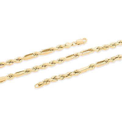 4mm Milano Chain Necklace in 10K Yellow Gold 7.20 Grams 20 Inches