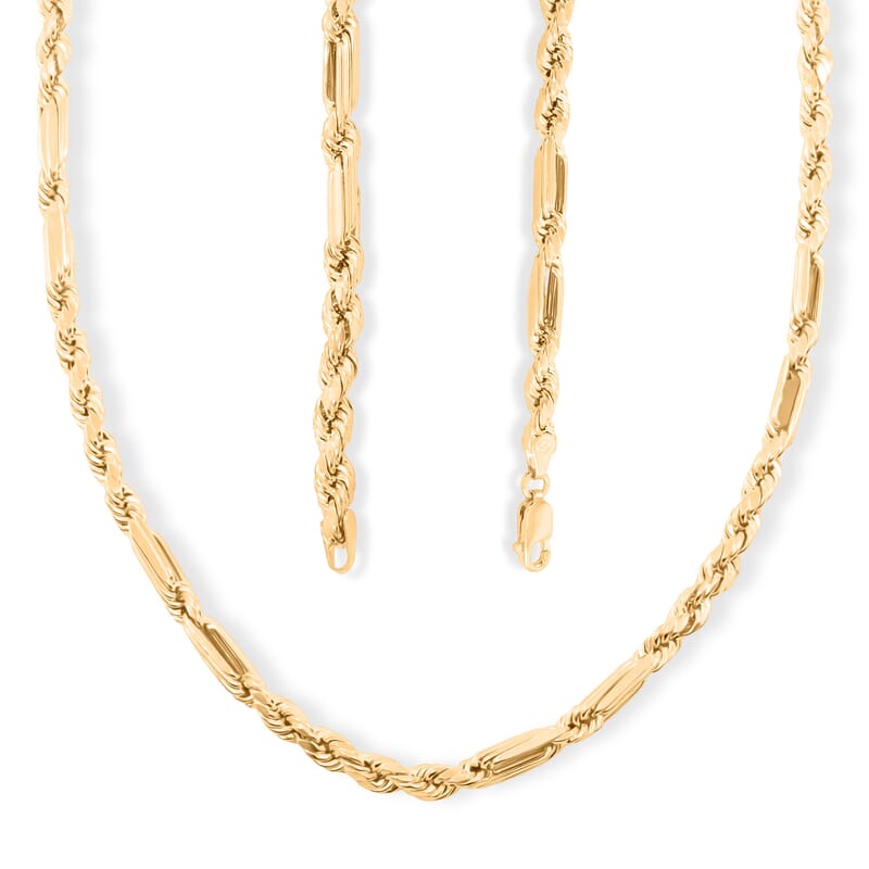 4mm Milano Chain Necklace in 10K Yellow Gold 7.80 Grams 22 Inches