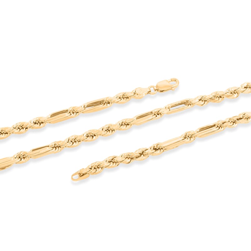 4mm Milano Chain Necklace in 10K Yellow Gold 7.80 Grams 22 Inches