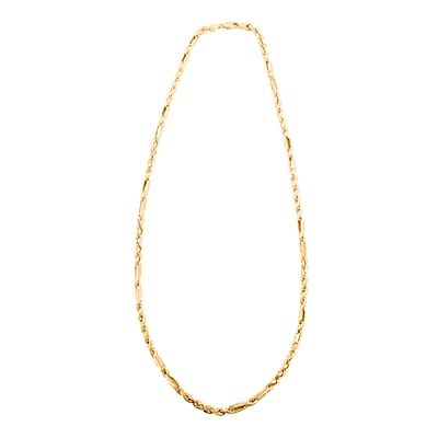 4mm Milano Chain Necklace in 10K Yellow Gold 7.80 Grams 22 Inches