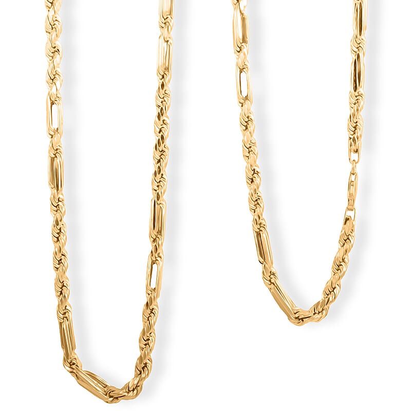 4mm Milano Chain Necklace in 10K Yellow Gold 8.5 Grams 24 Inches