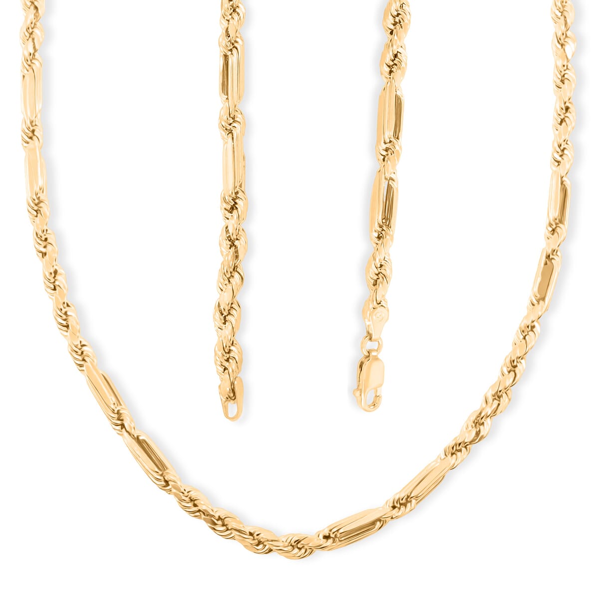 4mm Milano Chain Necklace in 10K Yellow Gold 8 Grams 24 Inches image number 2