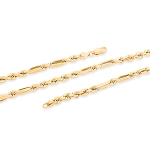 4mm Milano Chain Necklace in 10K Yellow Gold 8.5 Grams 24 Inches