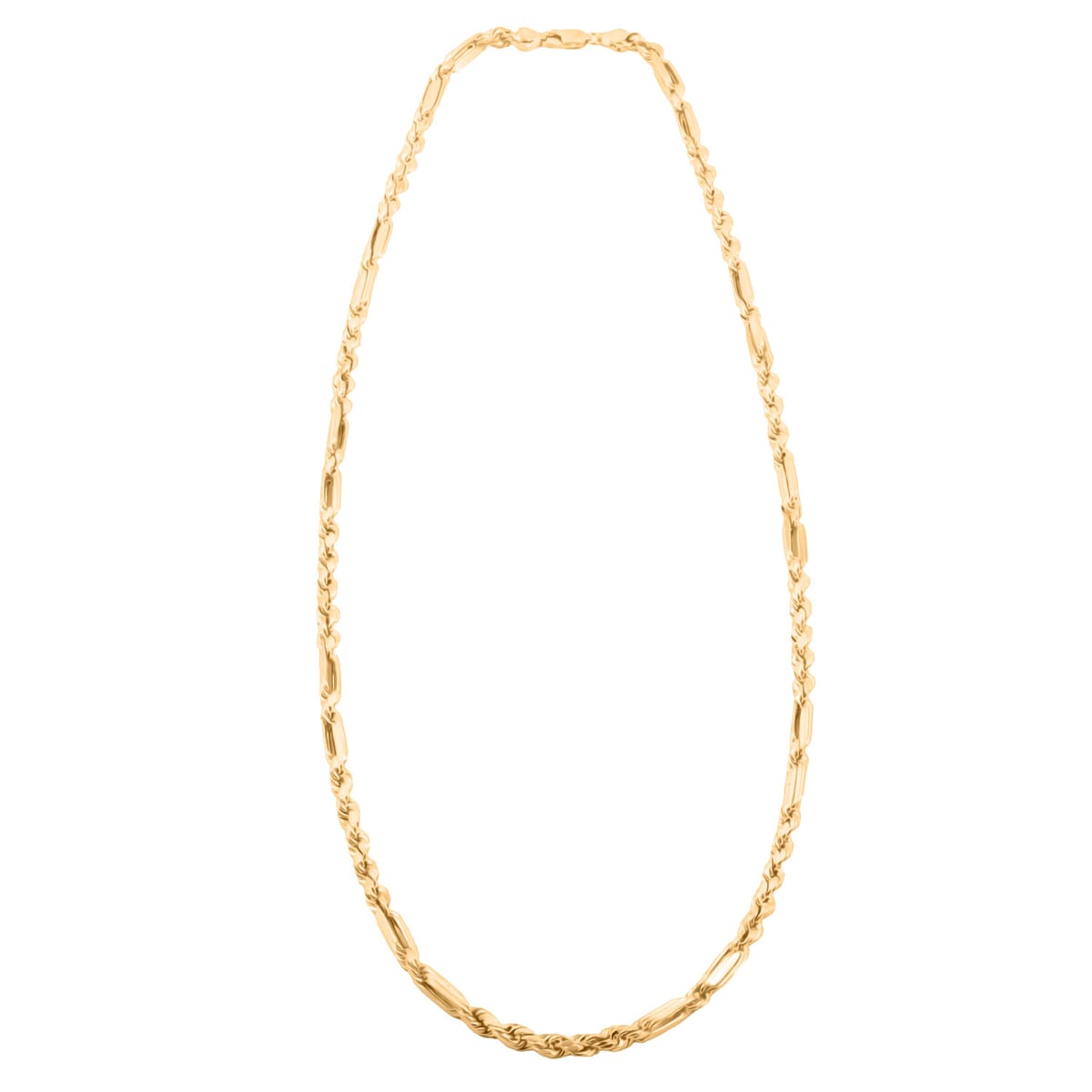 4mm Milano Chain Necklace in 10K Yellow Gold 8 Grams 24 Inches image number 4