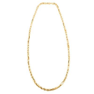 4mm Milano Chain Necklace in 10K Yellow Gold 8.5 Grams 24 Inches