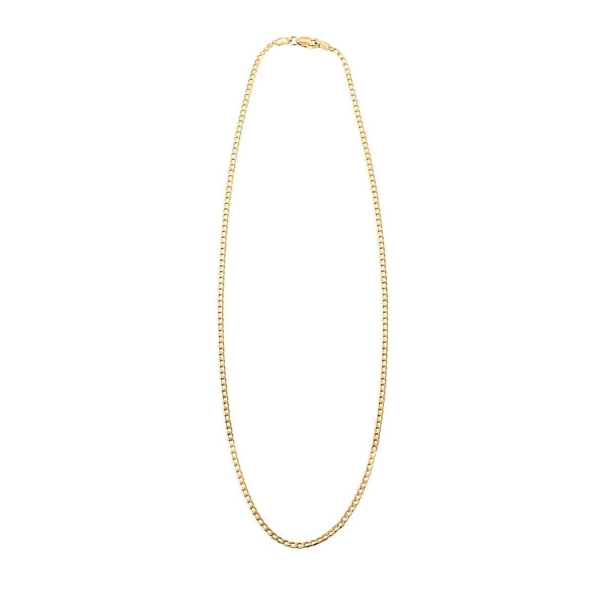 14K Yellow Gold 2.5mm Cuban Necklace 20 inches 3 Grams image number 3