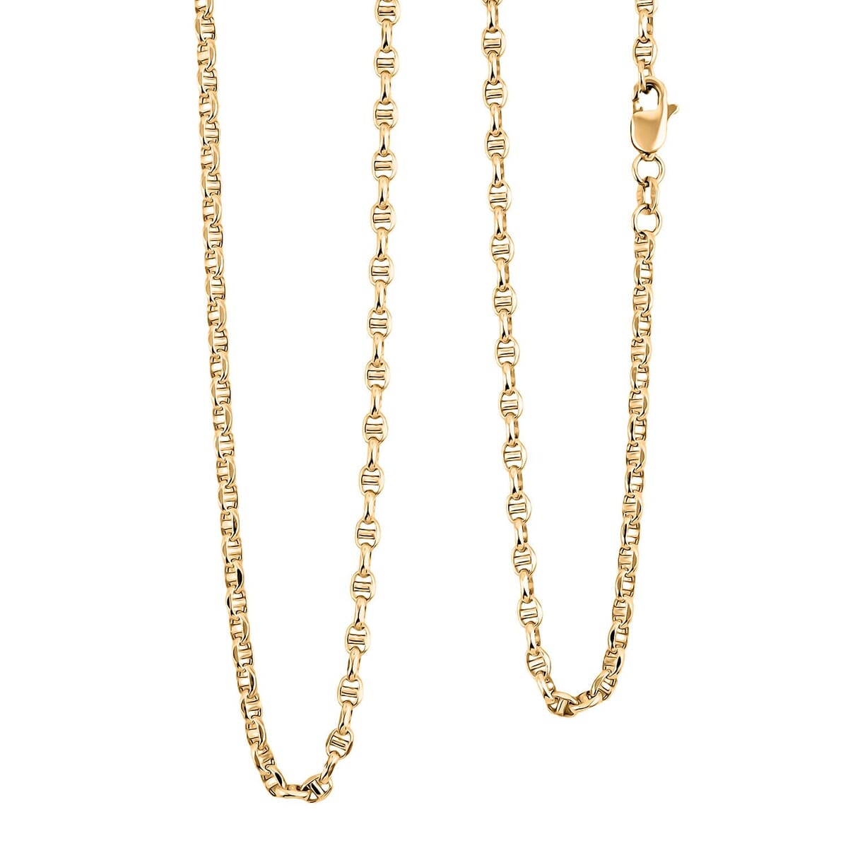 14K Yellow Gold 3mm Filk Chain Necklace 24 Inches 5.93 Grams image number 0
