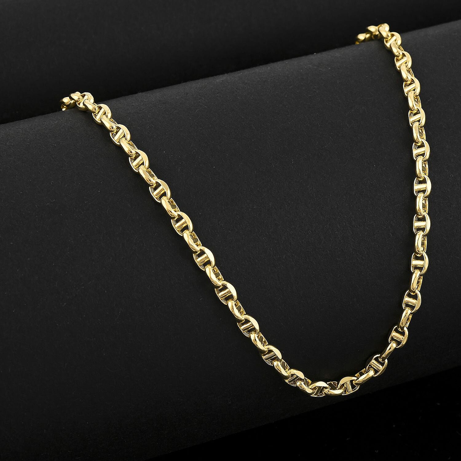 14K Yellow Gold 3mm Filk Chain Necklace 24 Inches 5.93 Grams