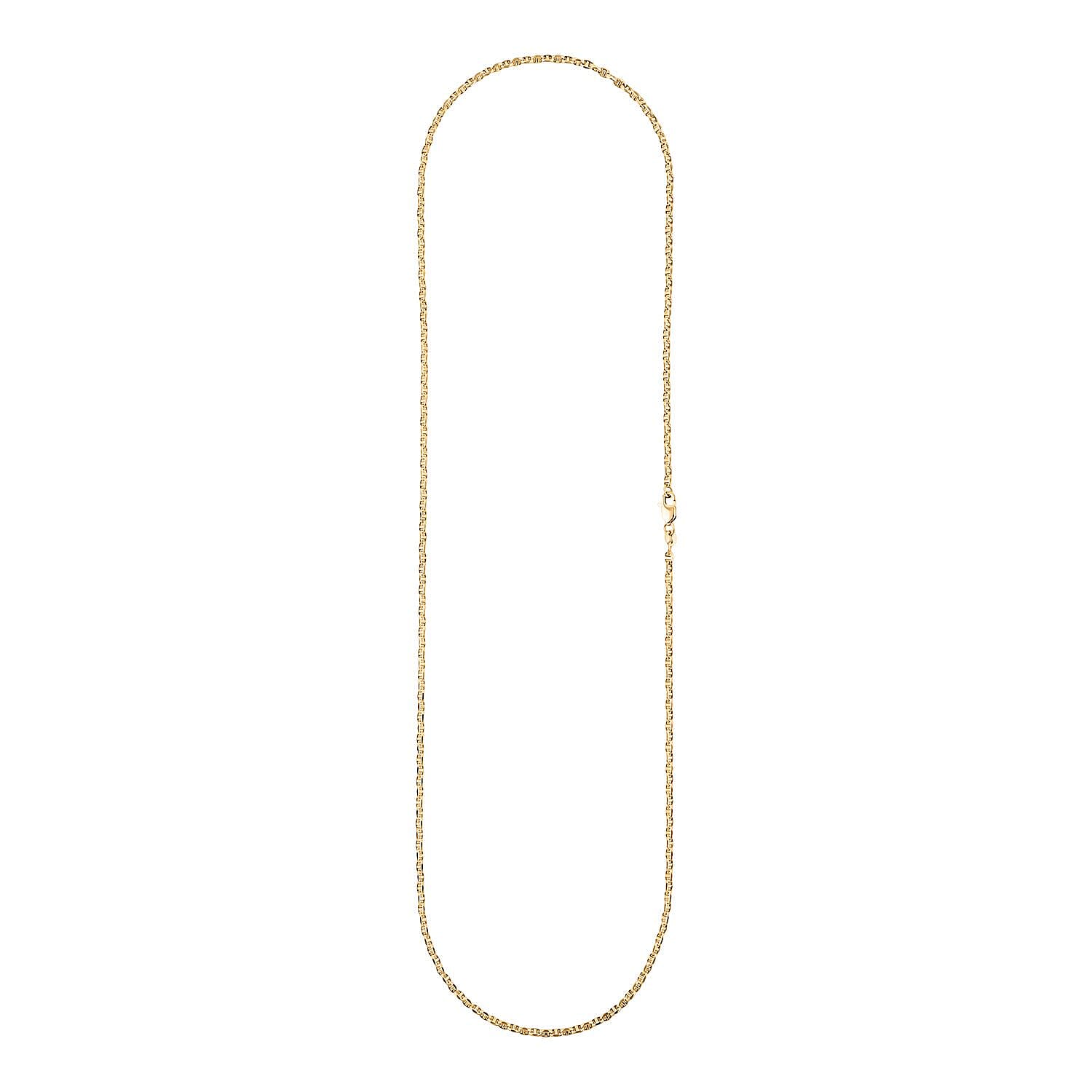 14K Yellow Gold 3mm Filk Chain Necklace 24 Inches 5.93 Grams