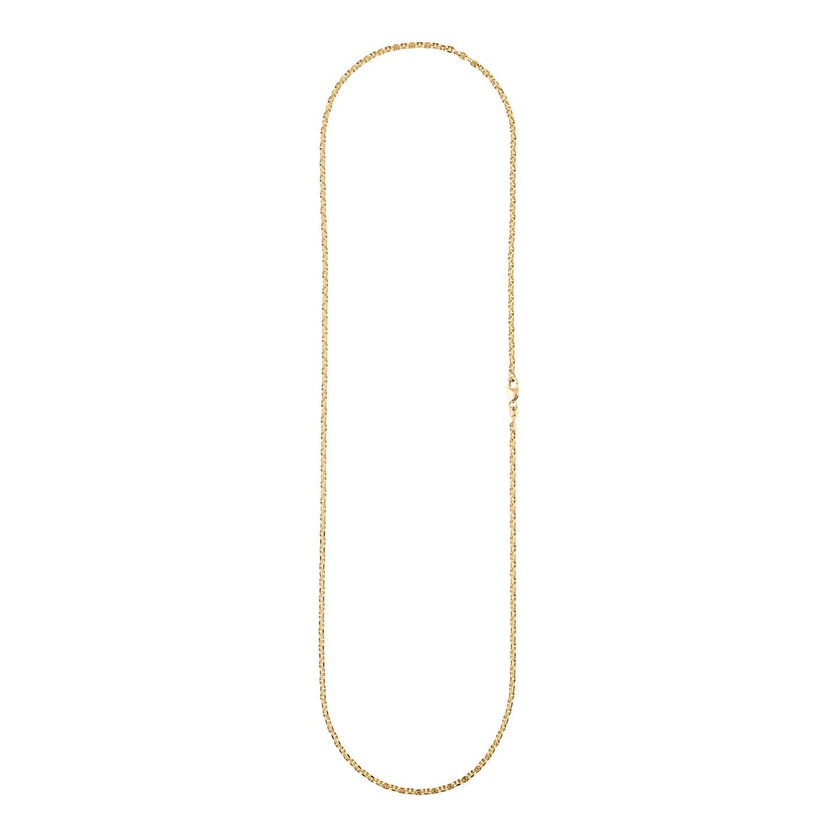 14K Yellow Gold 3mm Filk Chain Necklace 24 Inches 5.93 Grams image number 4