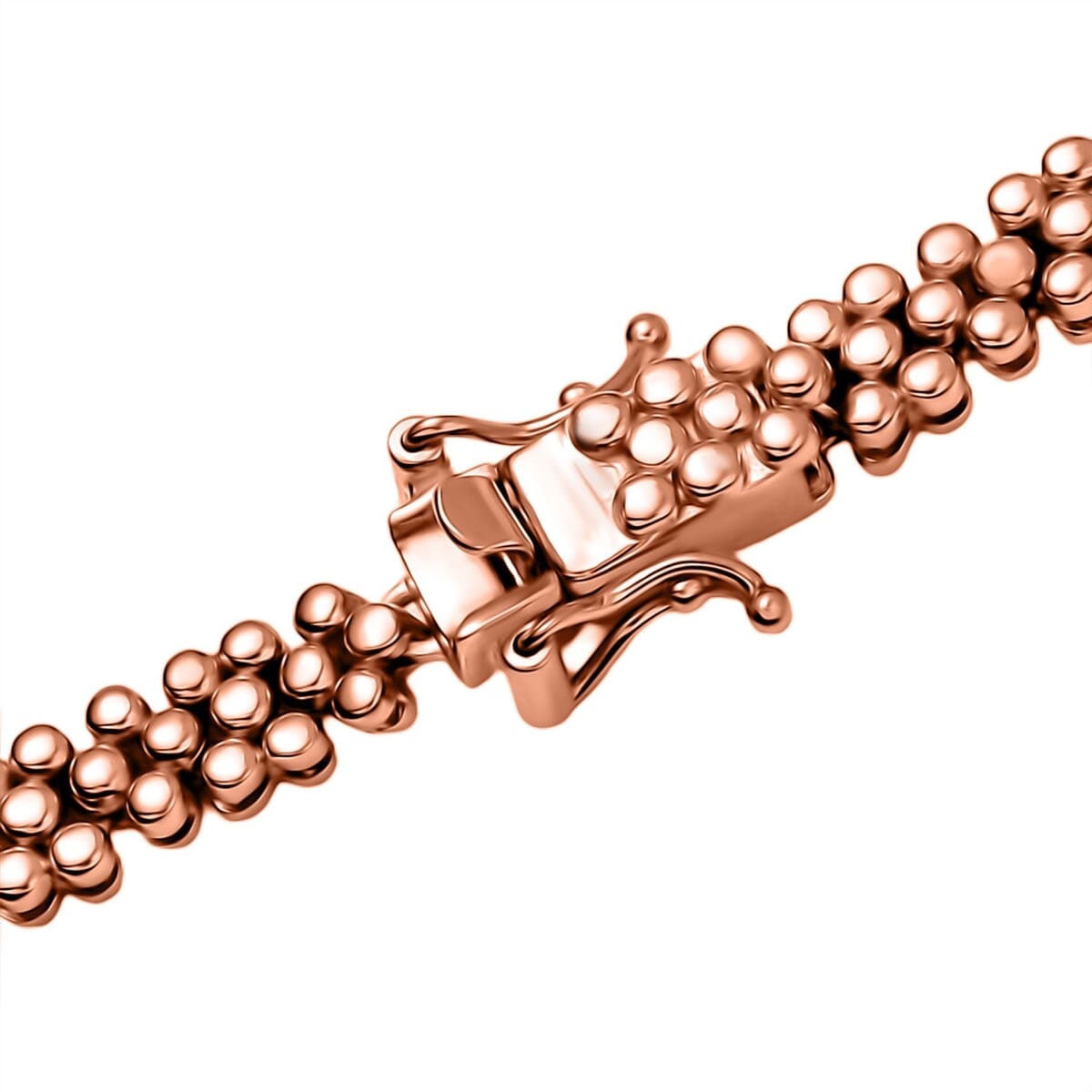 D’Joy Natural Champagne Zircon 12.30 ctw Necklace 18 Inches in 18K Vermeil Rose Gold Over Sterling Silver image number 4