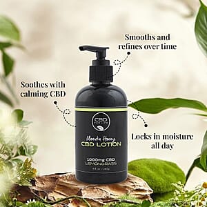CBD for Life Manuka Honey Hand and Body Lotion (8oz) Lemongrass