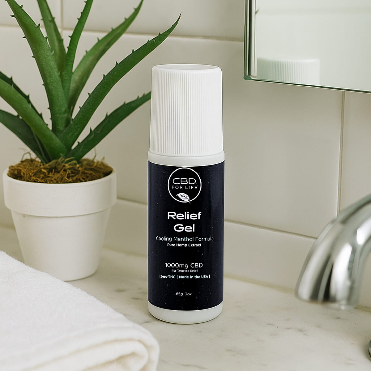 CBD For Life 3oz Colling Pain Relief Roll On image number 1