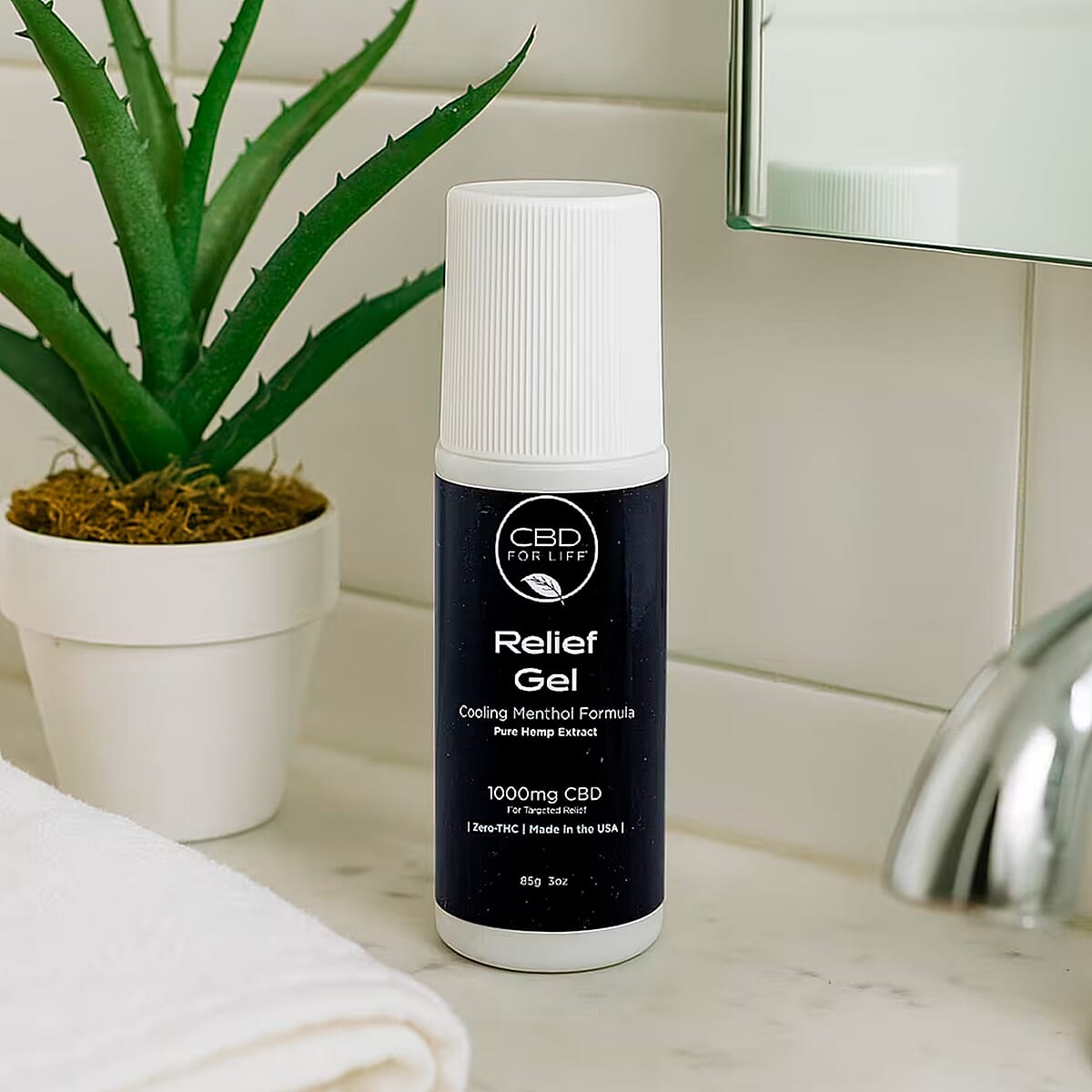 CBD For Life 3oz Colling Pain Relief Roll On image number 6