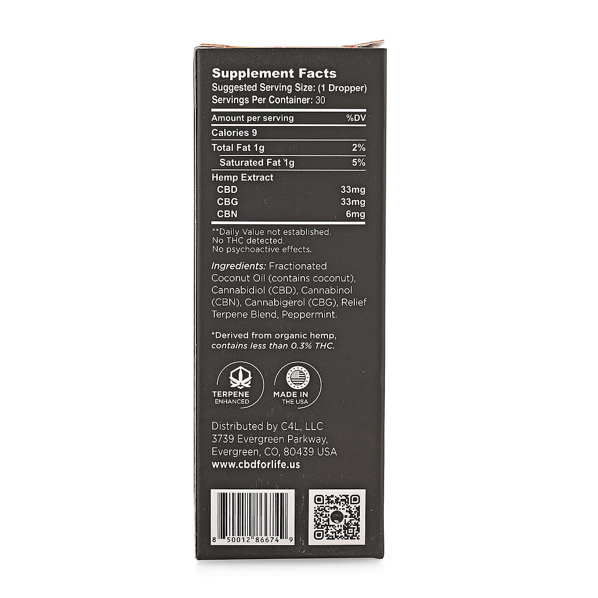 CBD For Life Pain Relief Tincture image number 3