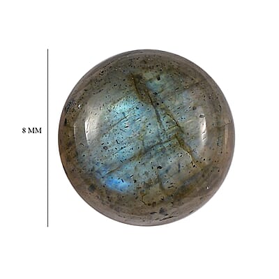 Malagasy Labradorite (Rnd 8 mm) 4.02 ctw Loose Gemstone