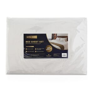 Iman Beige Bed Sheet - King