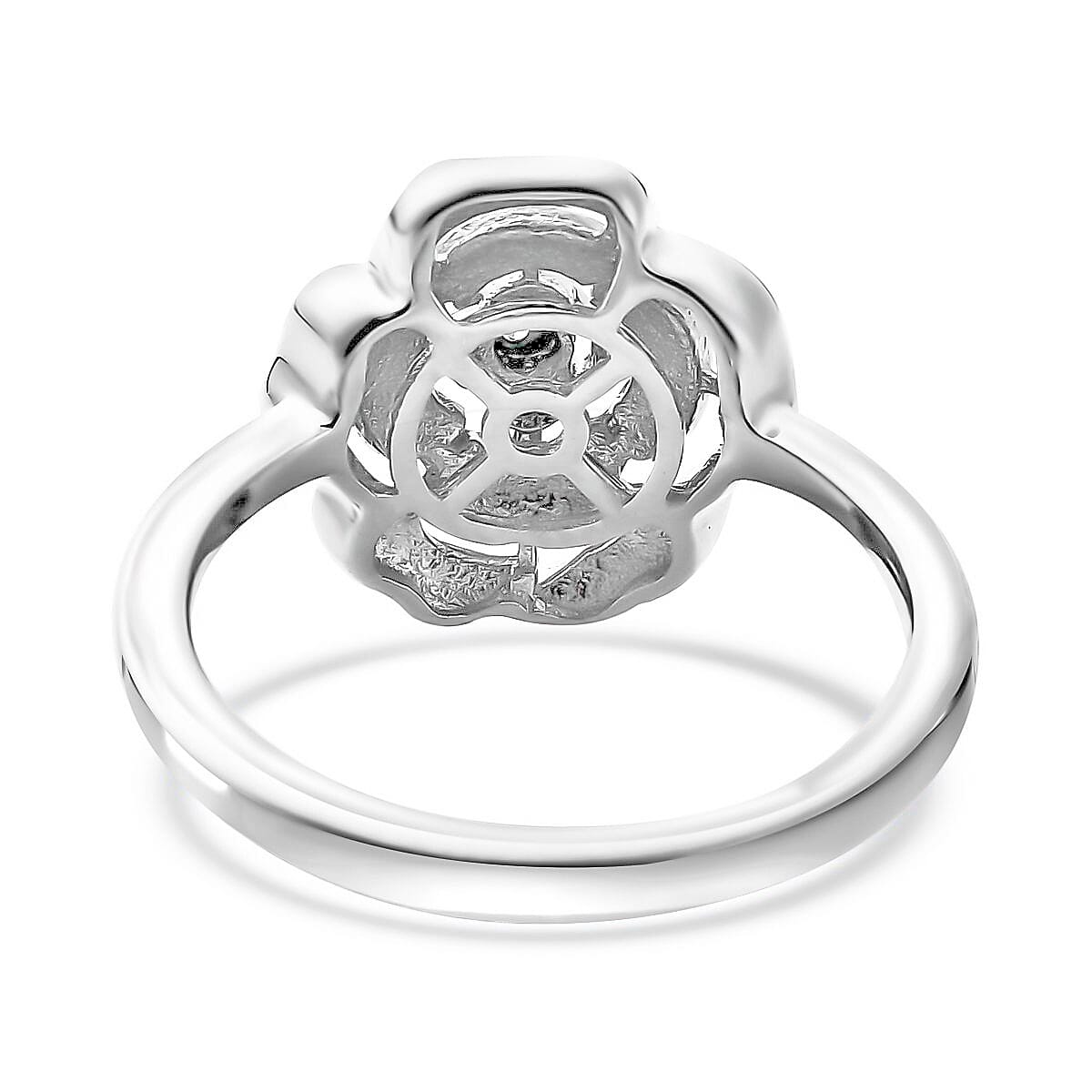 D'Joy Diamond Accent Ring in Sterling Silver (Size 7.0) image number 4