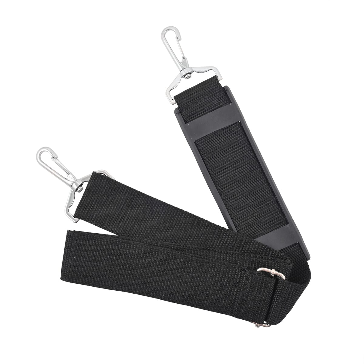 Chunma Black Leather Duffle Bag image number 3