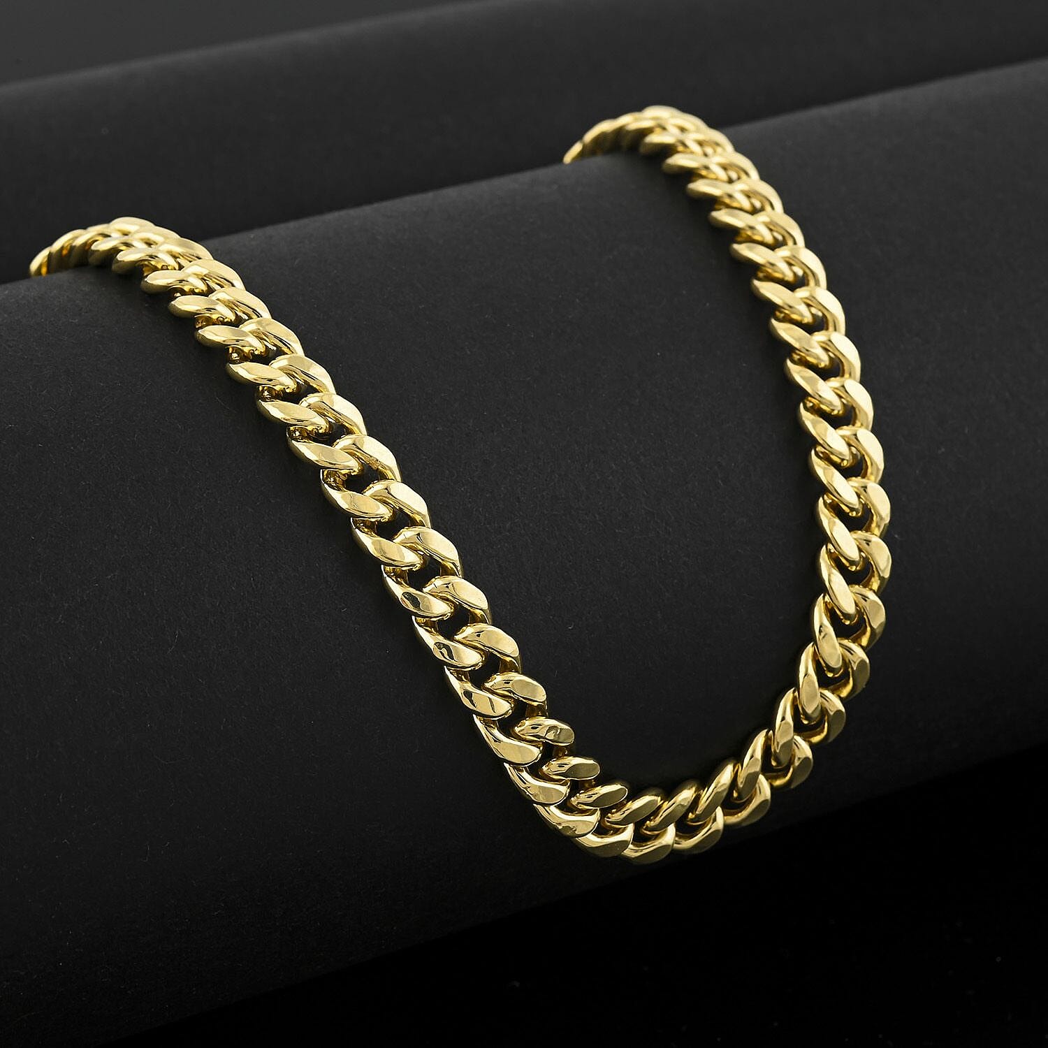 6.2mm Miami Cuban Chain Necklace in 10K Yellow Gold 12.7 Grams 20 Inches