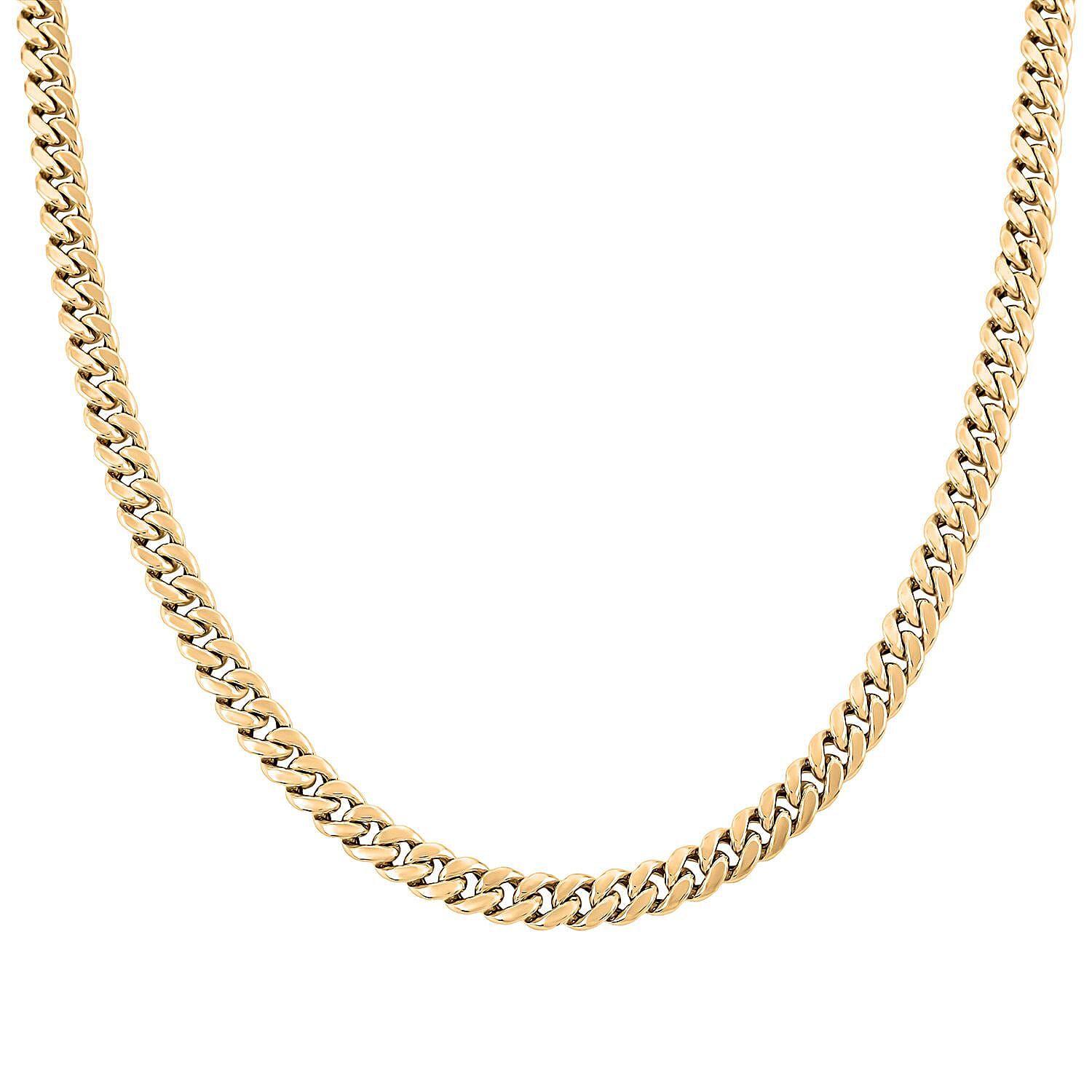 6.2mm Miami Cuban Chain Necklace in 10K Yellow Gold 12.7 Grams 20 Inches