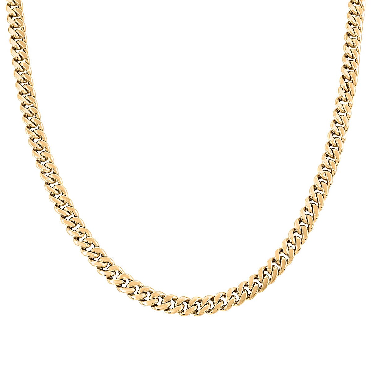 6.2mm Miami Cuban Chain Necklace in 10K Yellow Gold 12.7 Grams 20 Inches image number 2