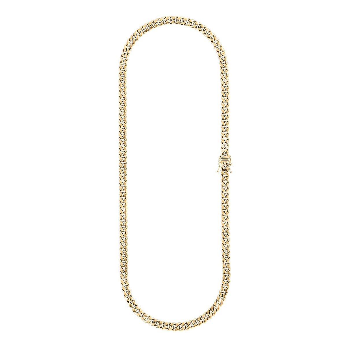6.2mm Miami Cuban Chain Necklace in 10K Yellow Gold 12.7 Grams 20 Inches image number 5