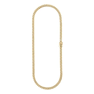 6.2mm Miami Cuban Chain Necklace in 10K Yellow Gold 12.7 Grams 20 Inches