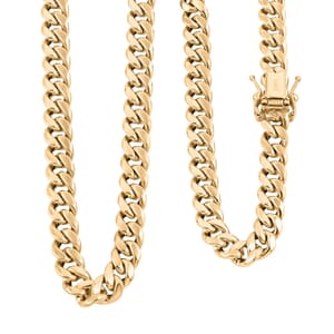 6.2mm Miami Cuban Chain Necklace in 10K Yellow Gold 14.45 Grams 22 Inches