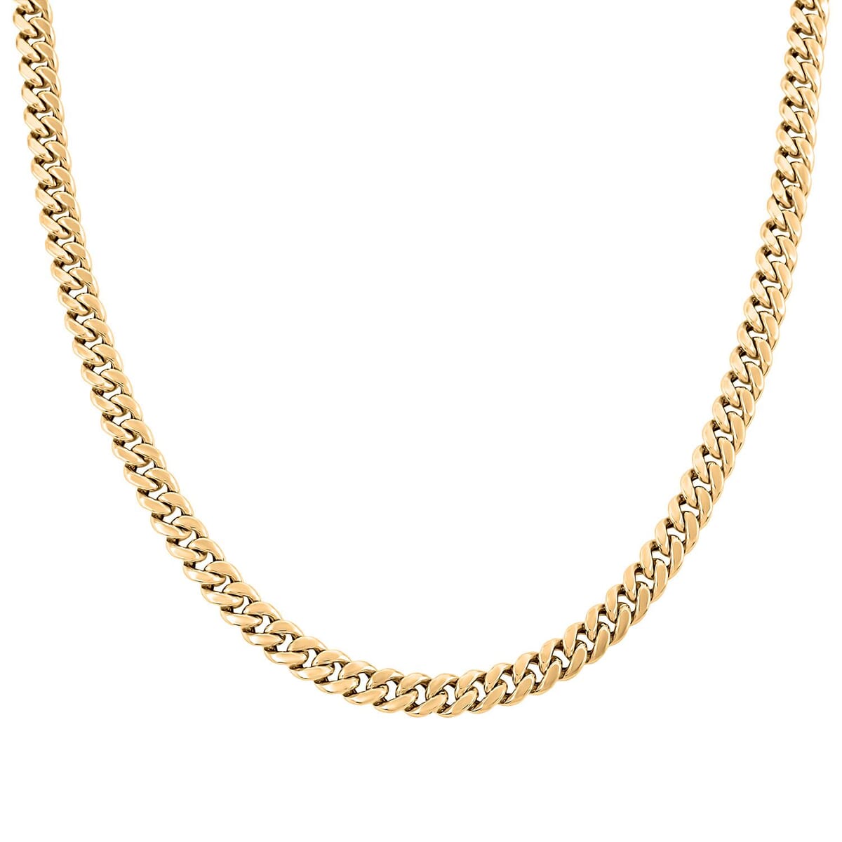 6.2mm Miami Cuban Chain Necklace in 10K Yellow Gold 14.45 Grams 22 Inches image number 2
