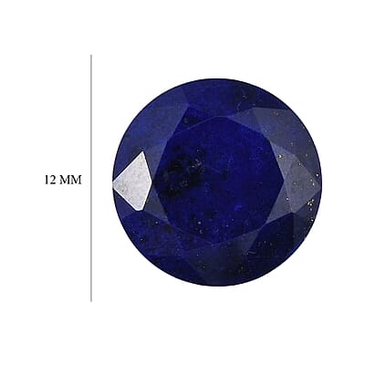 Lapis Lazuli (Rnd 12 mm) 5.27 ctw Loose Gemstone