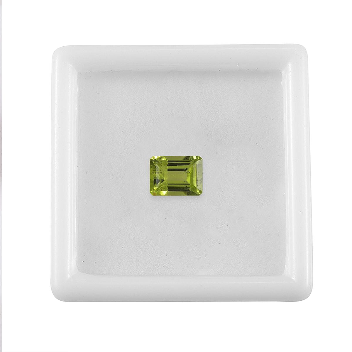 Peridot Octagon 8x6 mm Loose Gemstone 1.40 ctw