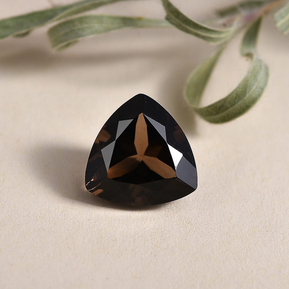 Brazilian Smoky Quartz (Trl 11 mm) 3.50 ctw Loose Gemstone image number 1